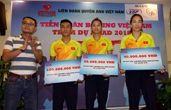 Mỗi huy chương Vàng của Boxing Việt Nam ở ASIAD 2018 sẽ được Tập đoàn Tân Hiệp Phát thưởng 100 triệu đồng