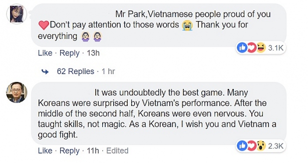 thuc hu tin hlv park hang seo xin loi nhm sau tran thua truoc u23 han quoc
