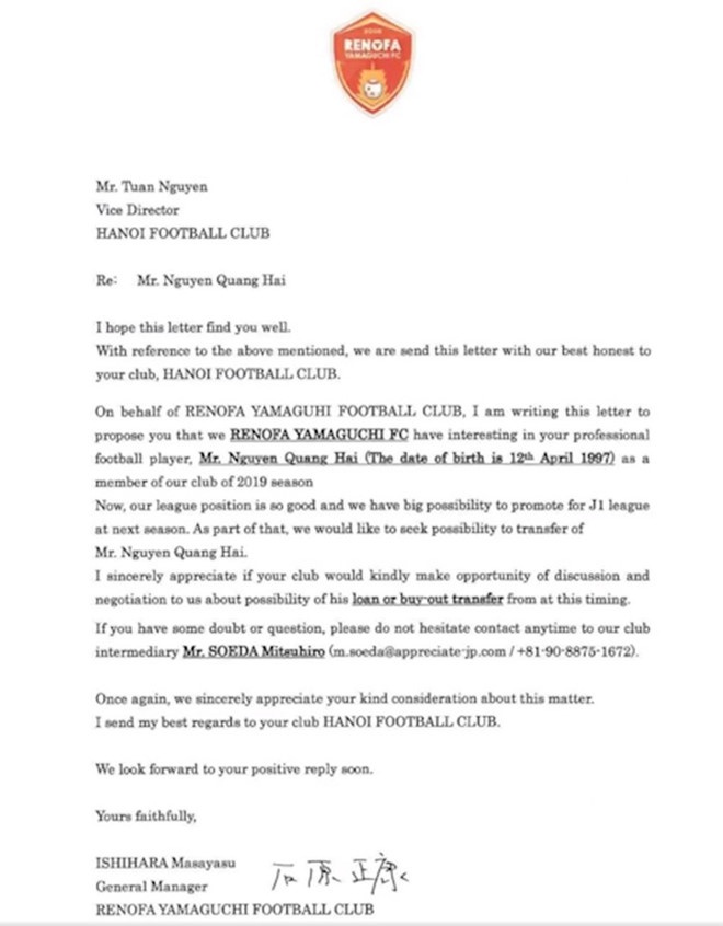 quang hai duoc clb nhat ban moi thi dau tai jleague