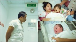 Hài hước chuyện đi đẻ: Vợ sinh nhanh quá, chồng không về kịp