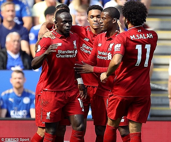 truc tiep ket qua ngoai hang anh leicester vs liverpool hiep 1 mane mo ty so cho liverpool