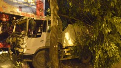 TP HCM: Đua tốc độ trong đêm, xe ben gây tai nạn liên hoàn