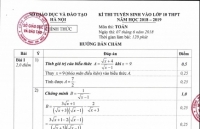 de thi tuyen sinh lop 10 mon van so gddt ba ria vung tau nam 2018