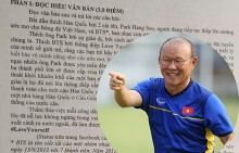 Học sinh bất ngờ vì HLV Park Hang Seo và nhóm nhạc BTS được đưa vào đề thi Ngữ văn lớp 11