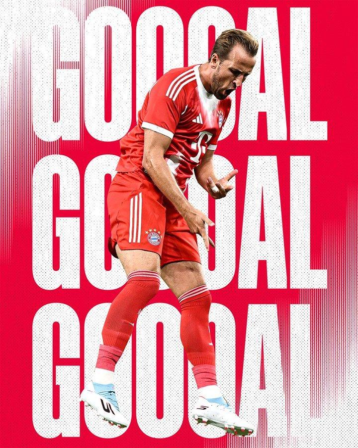 Harry Kane chính là 'xương sống' của hàng công Bayern Munich hiện tại (Ảnh: Bayern Munich).