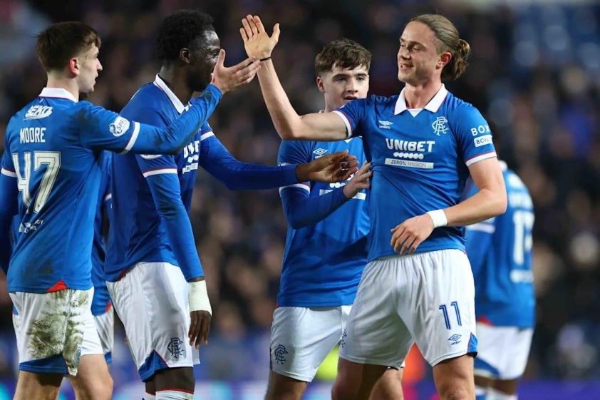 Rangers đang thăng hoa với 7 chiến thắng liên tiếp.