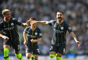 VIDEO: Pha sút phạt đẳng cấp của Gundogan nâng tỉ số lên 4-1