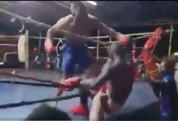 VIDEO: Đánh quá sung, võ sĩ hạ gục luôn cả HLV đối thủ