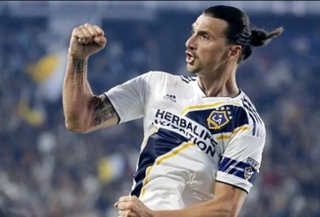 VIDEO: Ibrahimovic lập hat-trick hoàn hảo sau tuyên bố xuất sắc nhất nước Mỹ