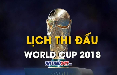 Lịch đá chung kết World Cup 2018 theo giờ Việt Nam