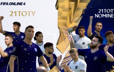 21TOTY và 21TOTY Nominee chính thức lộ diện trong FIFA Online 4