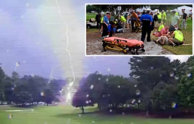 6 CĐV bị sét đánh tại giải golf chuyên nghiệp ở Mỹ