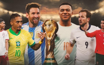 BXH Vua phá lưới World Cup 2026: Messi chễm chệ ngôi đầu