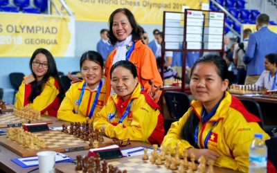 Các 'bóng hồng' tỏa sáng, cờ vua Việt Nam khép lại hành trình ASIAD 19