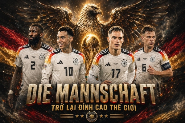 Lịch thi đấu ĐT Đức tại World Cup 2026: Giờ đá, đối thủ và bảng đấu